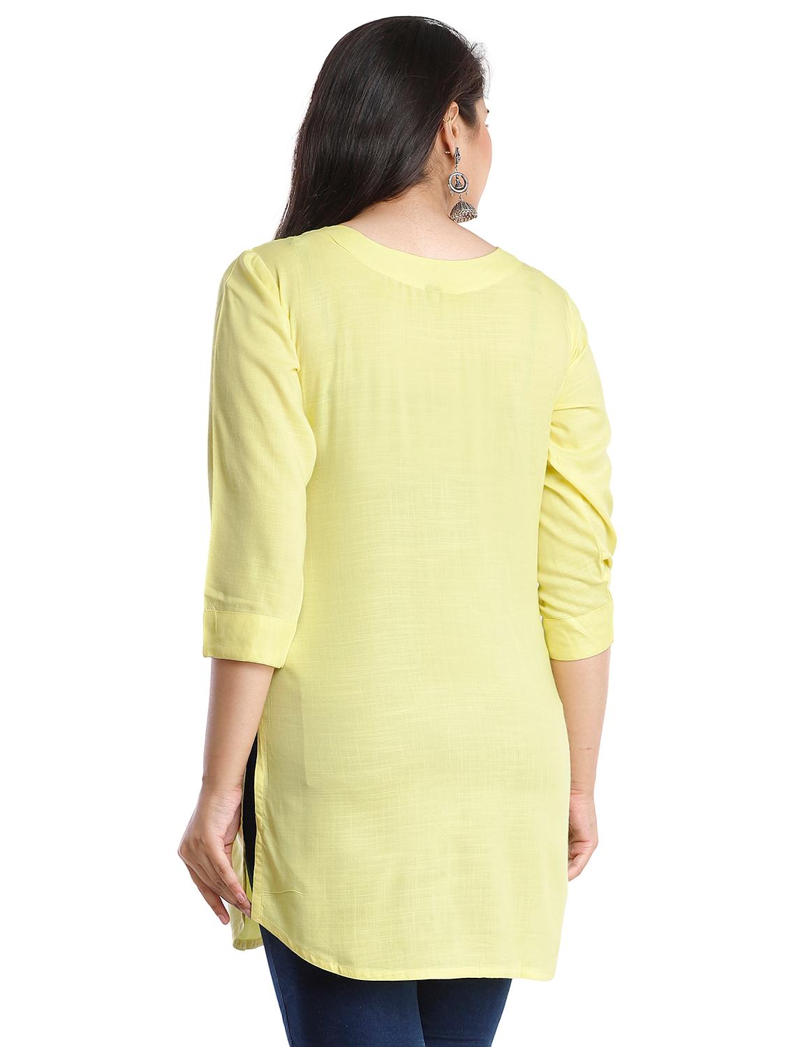 embellished straight kurti - 17779233 - Standard Image - 2