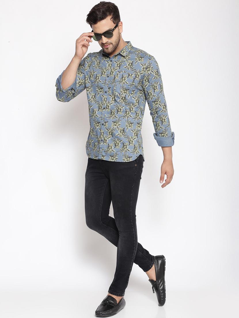 mens florals casual shirt - 17795903 - Zoom Image - 3
