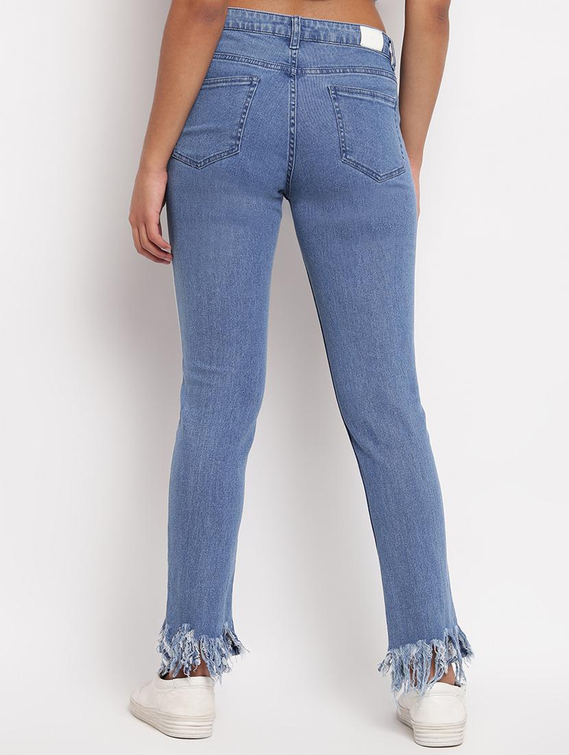 women's distress slim fit jeans - 17822461 - Zoom Image - 2