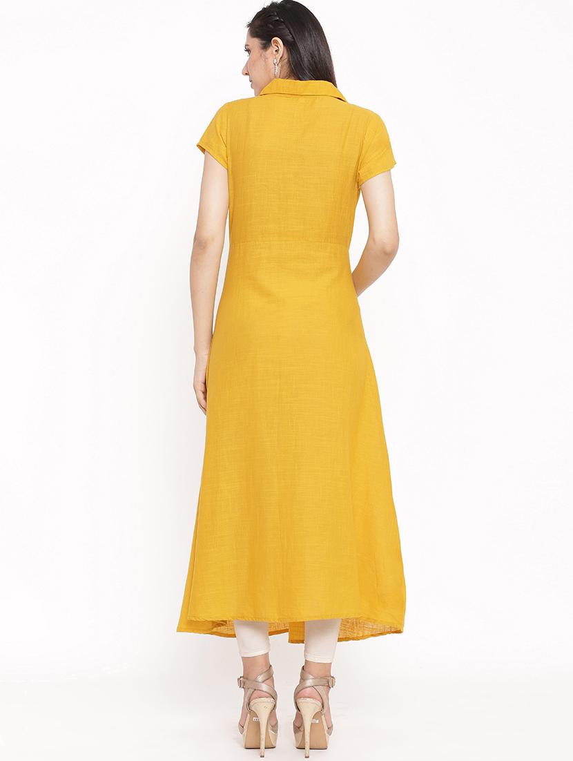 women's front slit kurta - 17838115 - Standard Image - 2