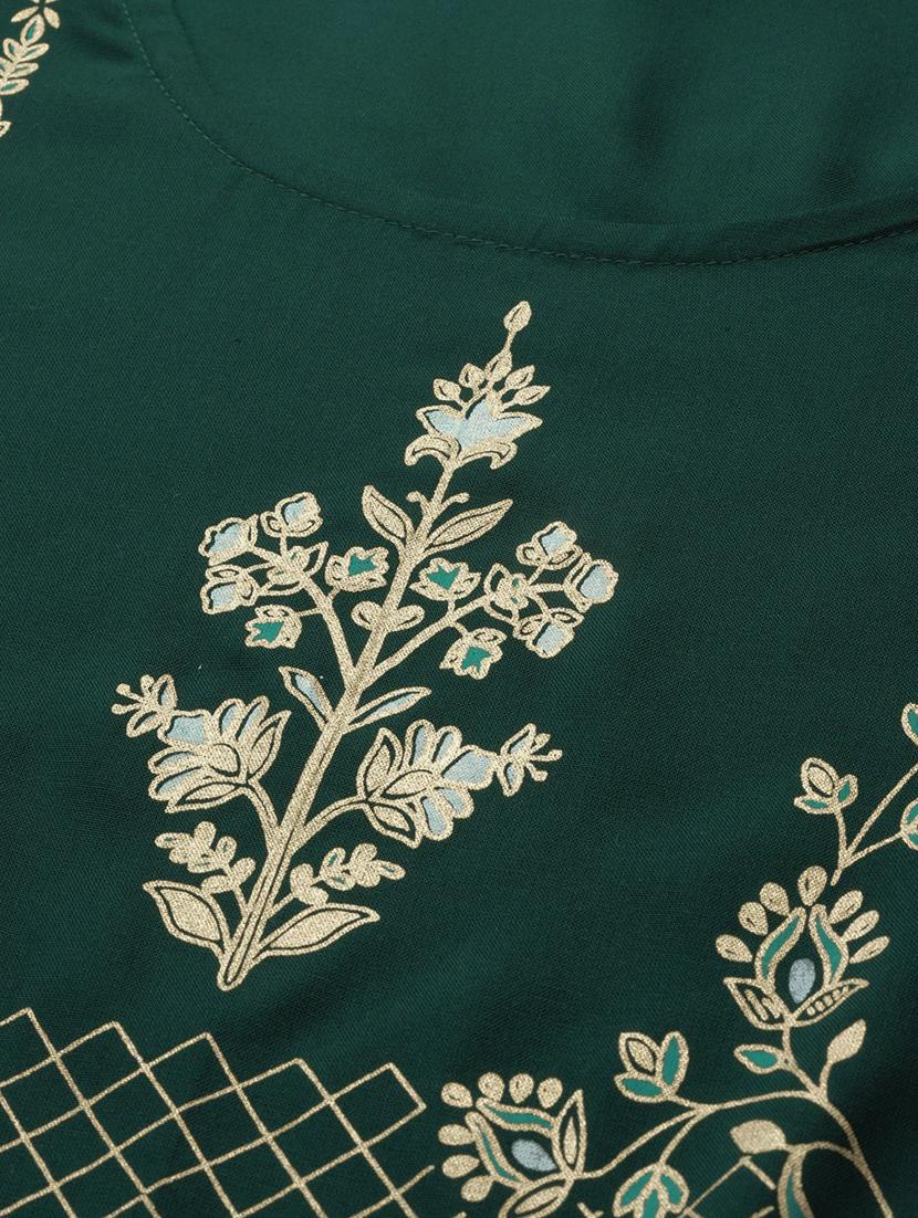 printed straight kurta - 17839005 - Zoom Image - 3
