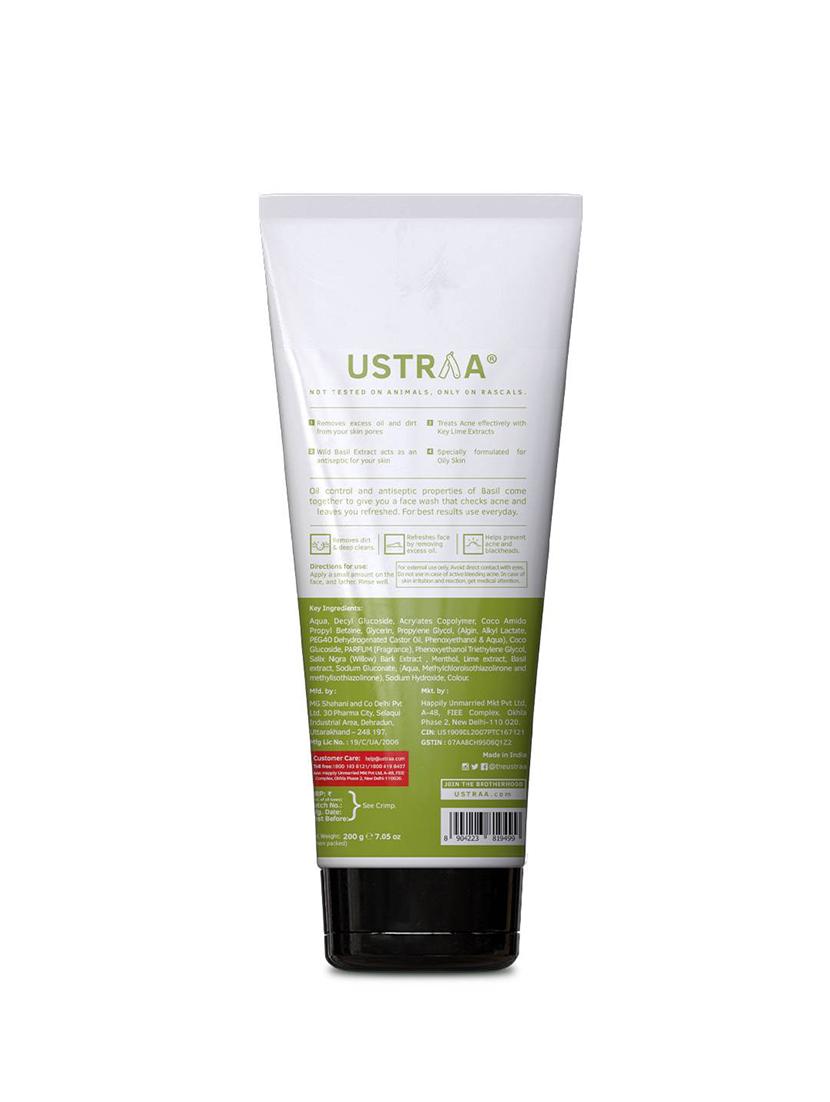 ustraa blue deodorant - 150 ml, face wash oily skin - 200 g & de-tan face scrub - 100g - 17847508 - Zoom Image - 3