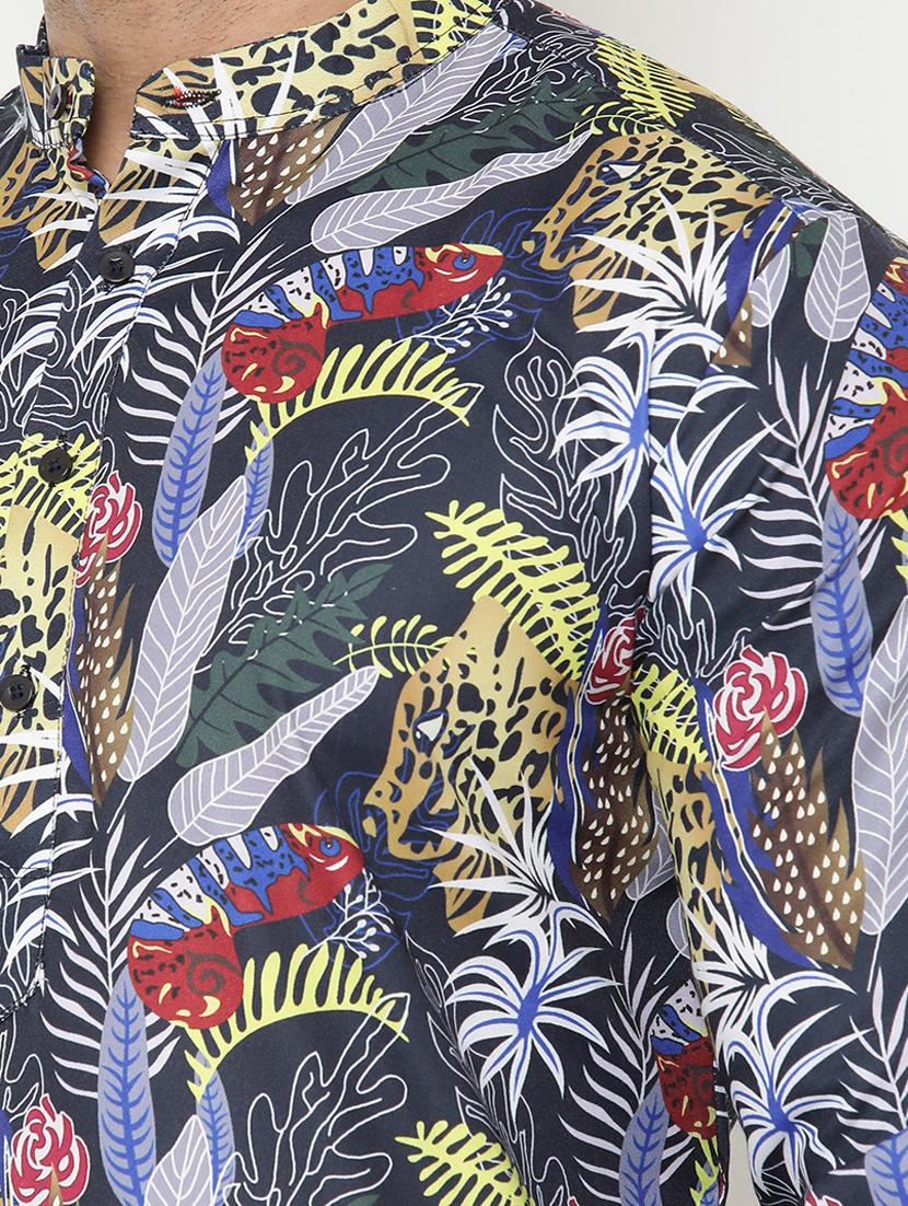 tropical printed kurta pyjama set - 17855779 - Zoom Image - 5