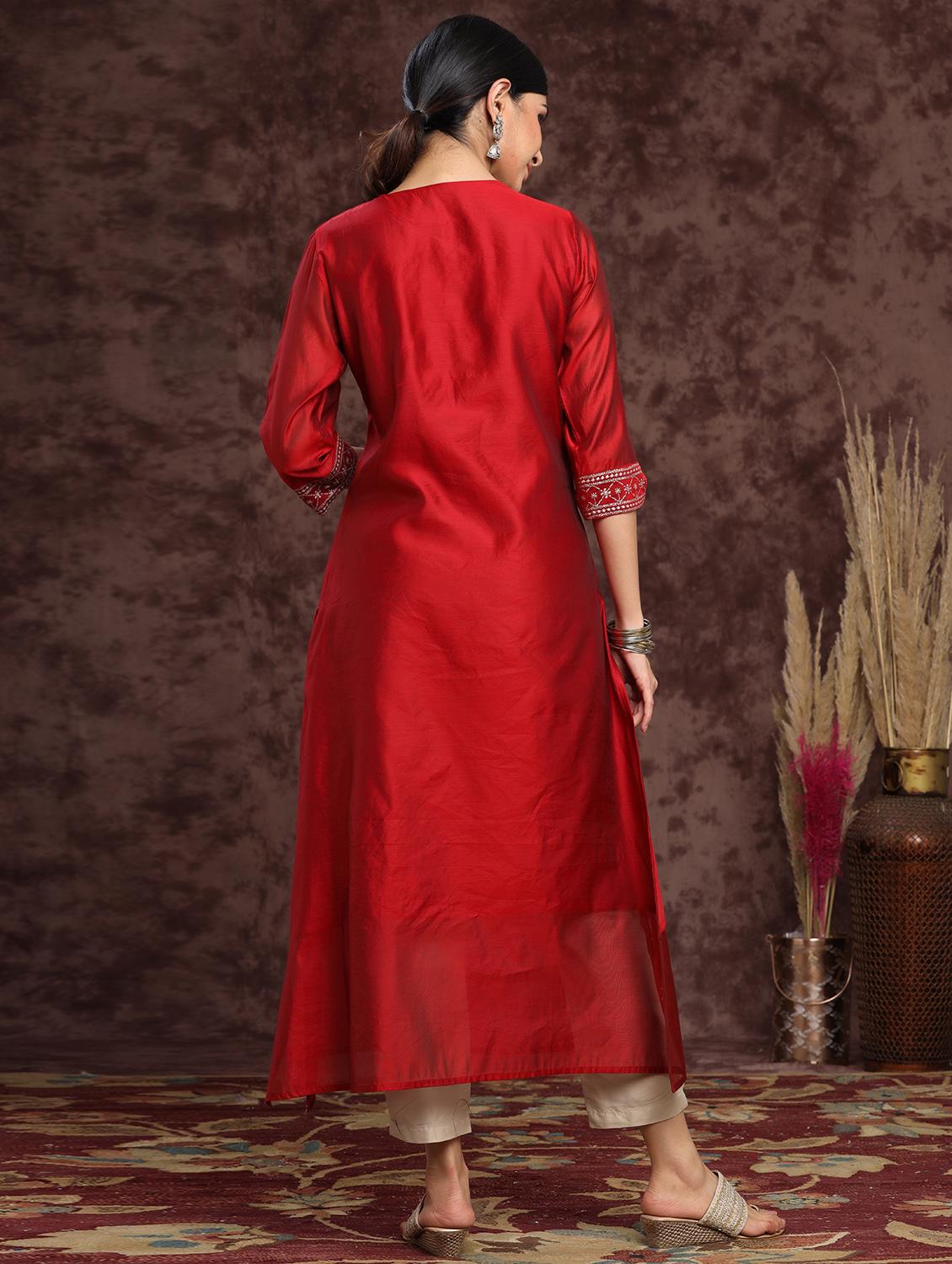 women's a-line kurta - 17948120 - Standard Image - 2