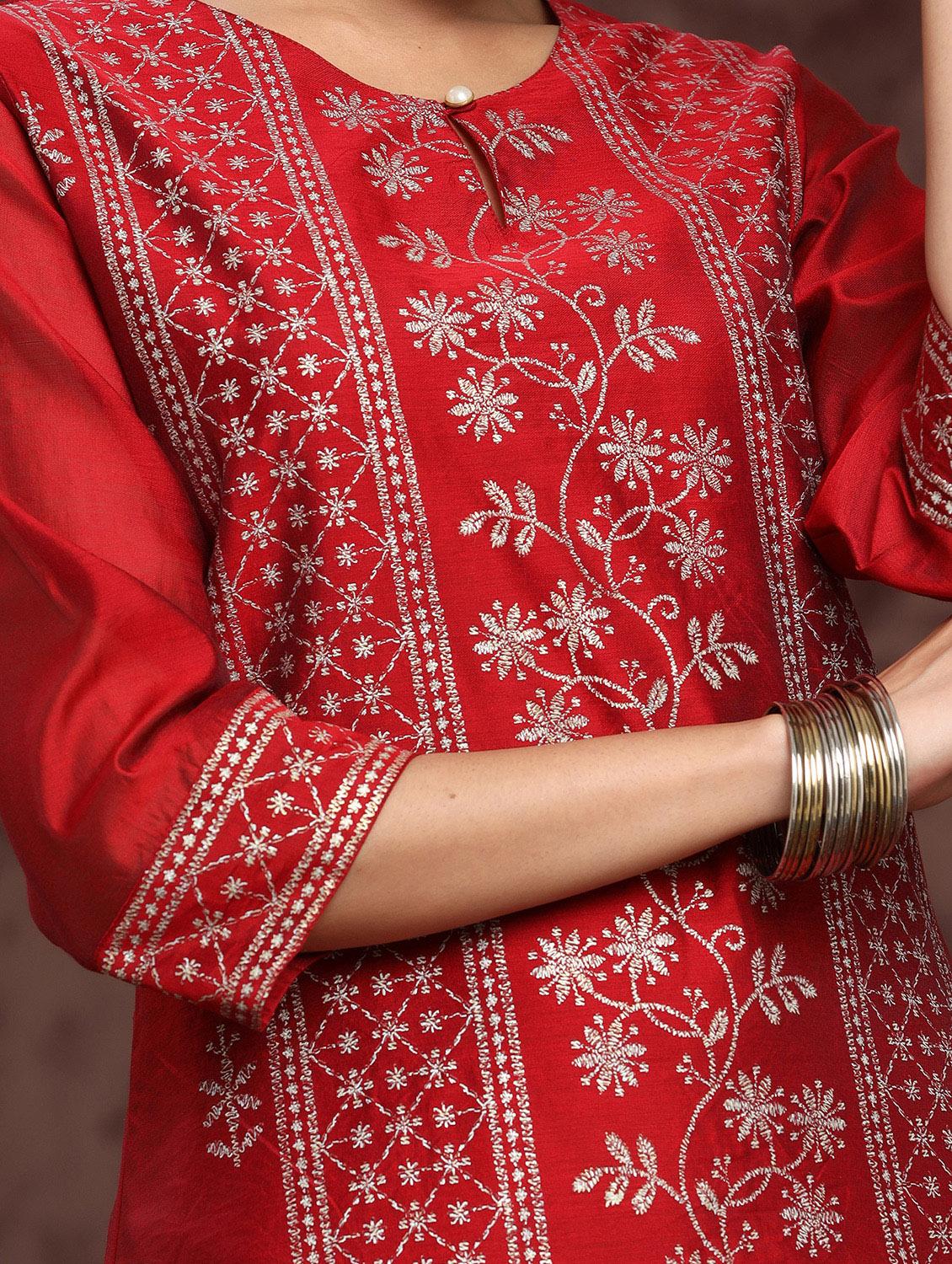 women's a-line kurta - 17948120 - Standard Image - 3