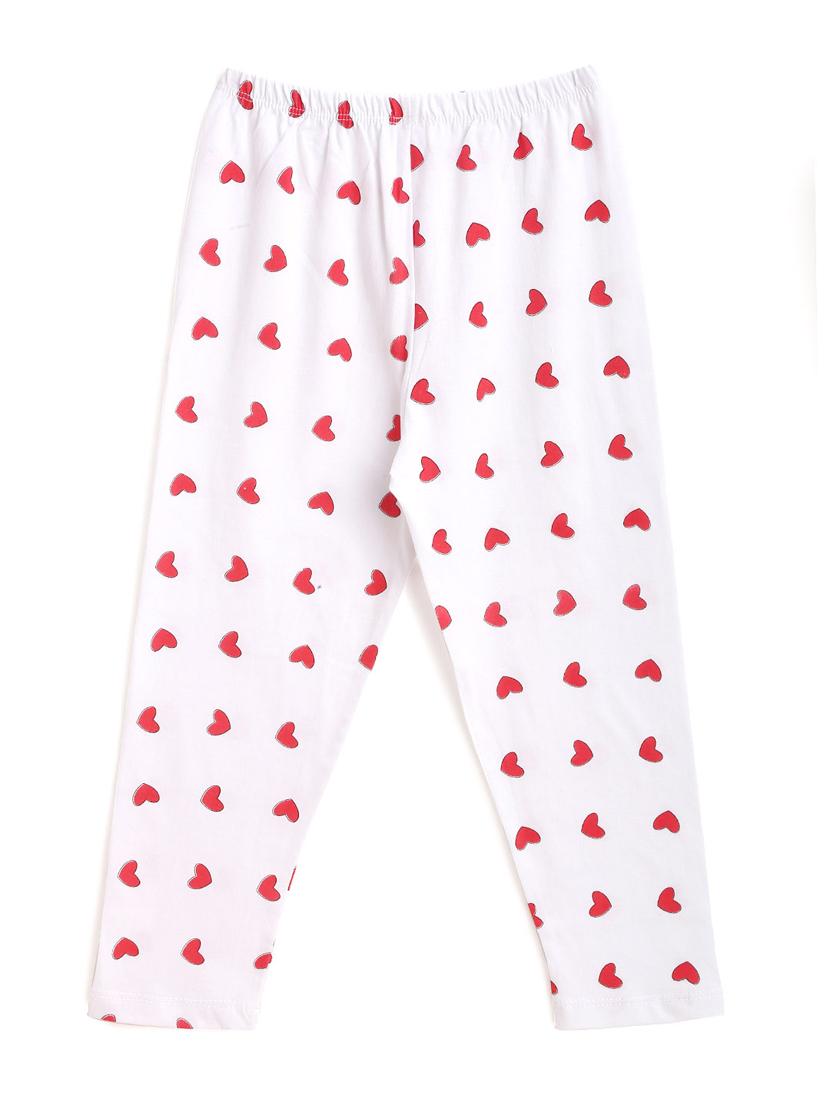 round neck printed nightwear pajama set - 17948383 - Standard Image - 2
