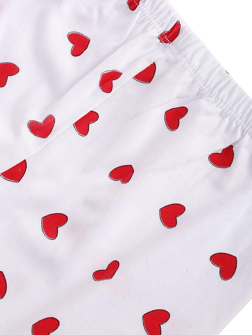 round neck printed nightwear pajama set - 17948383 - Standard Image - 3
