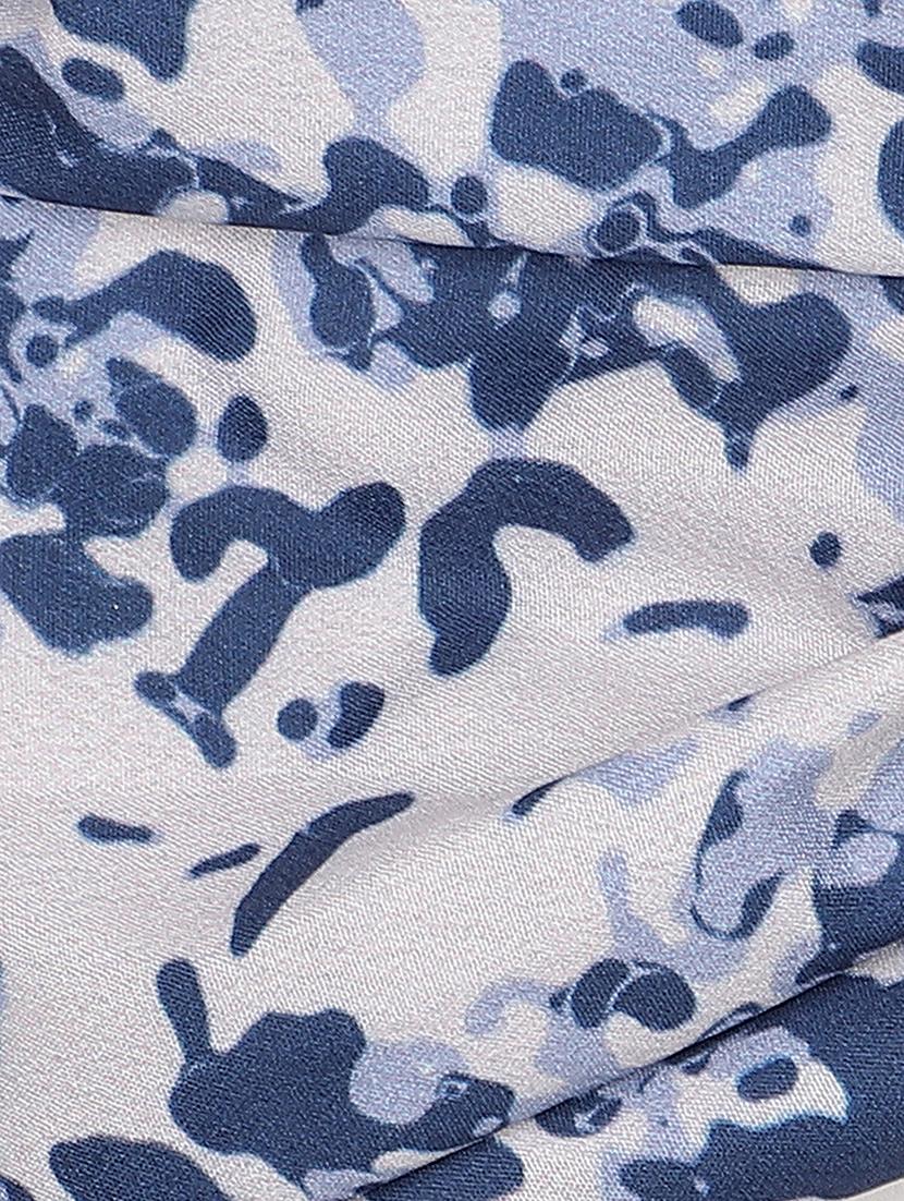 printed viscose headband and scrunchy combo pack - 17987255 - Zoom Image - 7