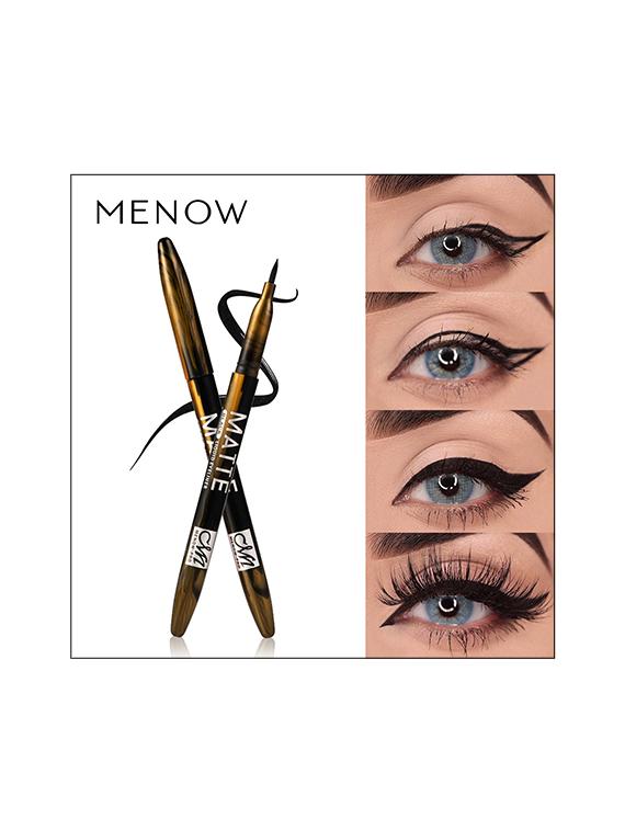 menow matte black liquid eyeliner - 18017352 - Standard Image - 2