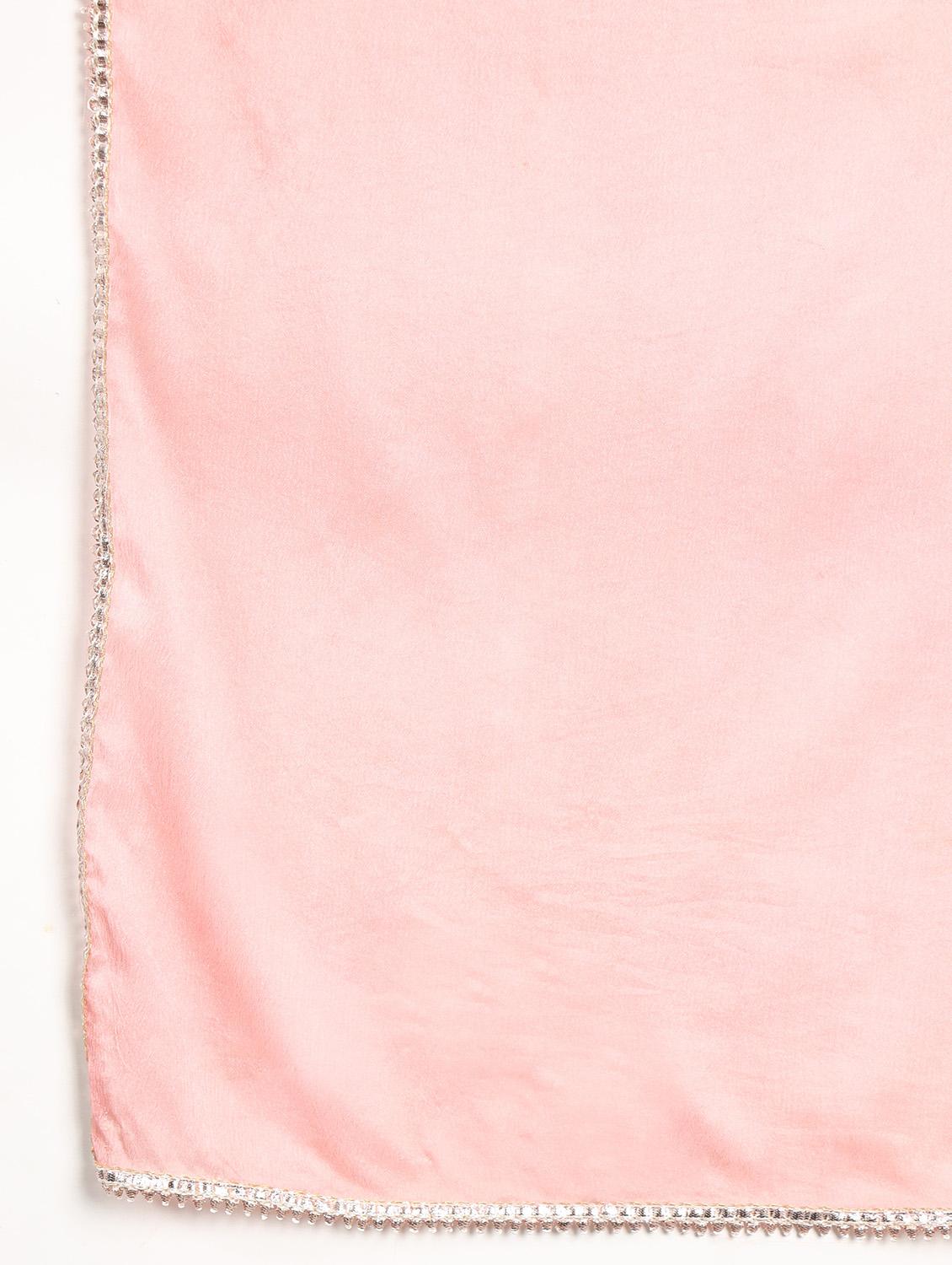 pink kurta pant set with dupatta - 18150626 - Standard Image - 5