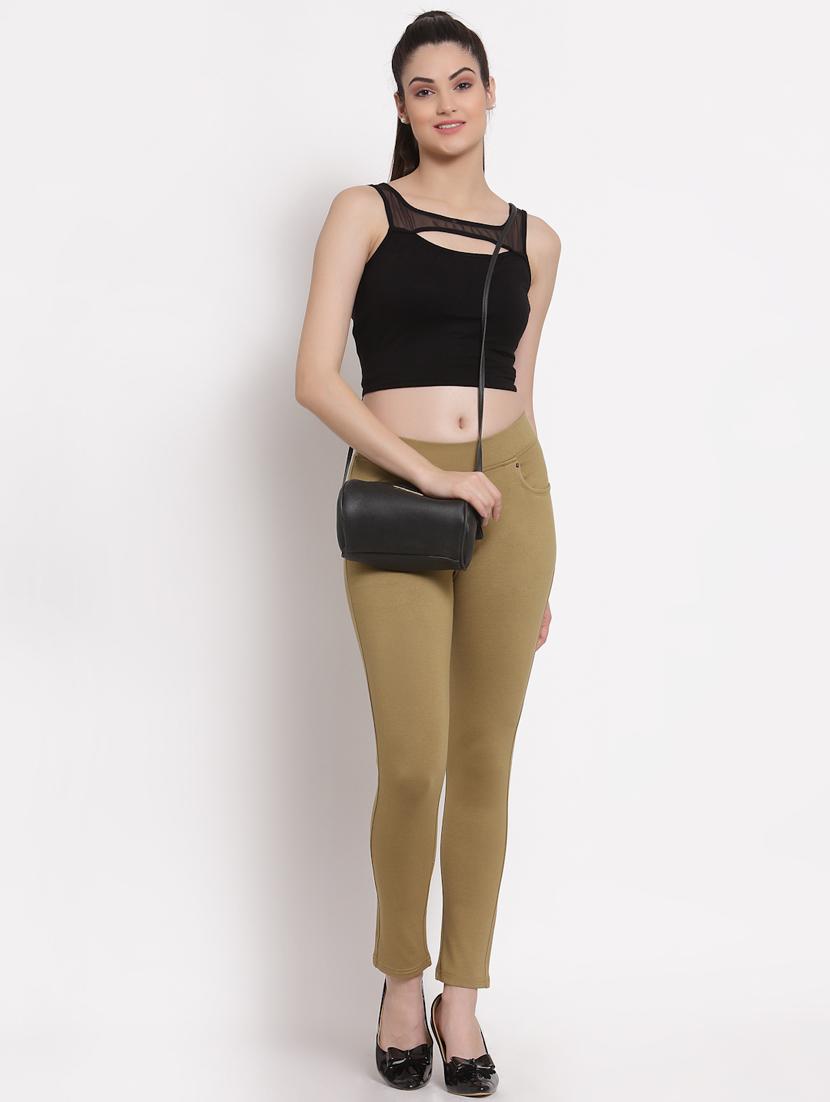 mid rise solid jegging - 18178151 - Standard Image - 3
