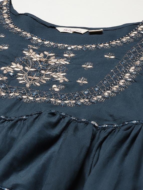 women's tiered kurta - 18181345 - Zoom Image - 3