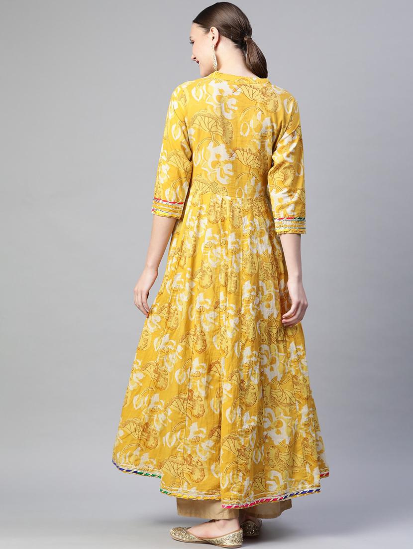 women's flared kurta - 18187244 - Standard Image - 2