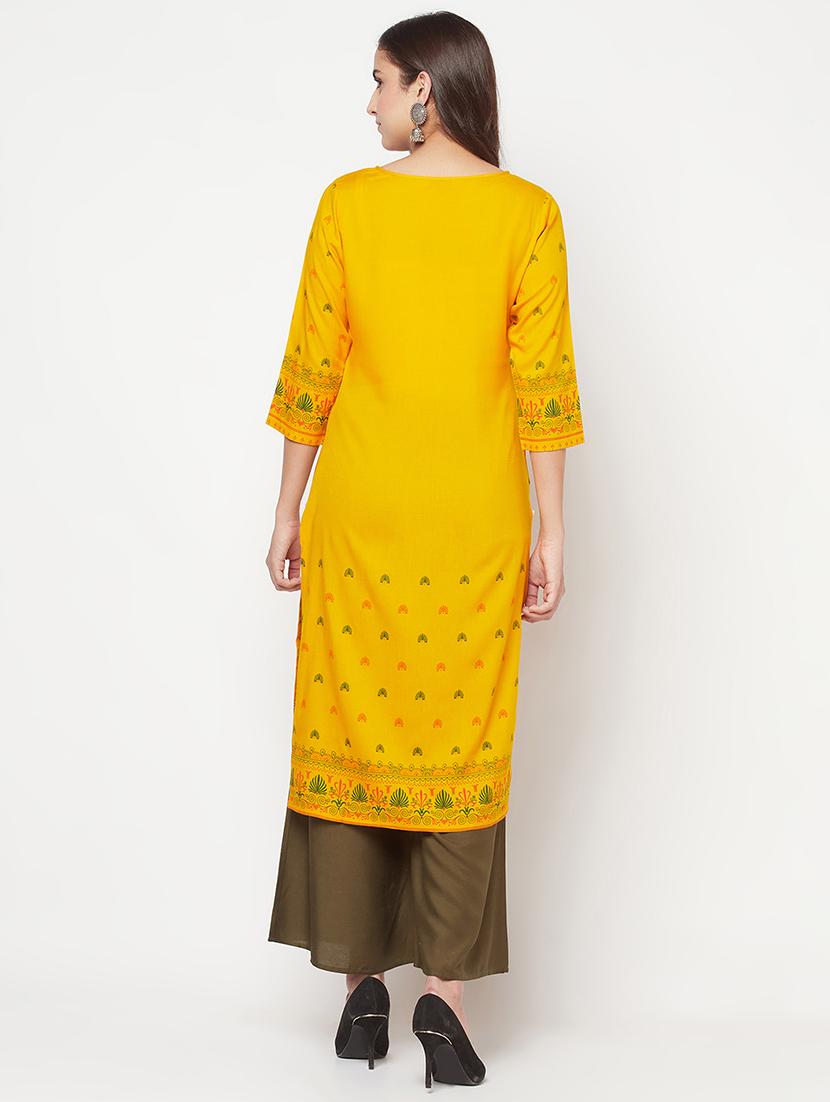 women's straight kurta - 18192088 - Zoom Image - 2