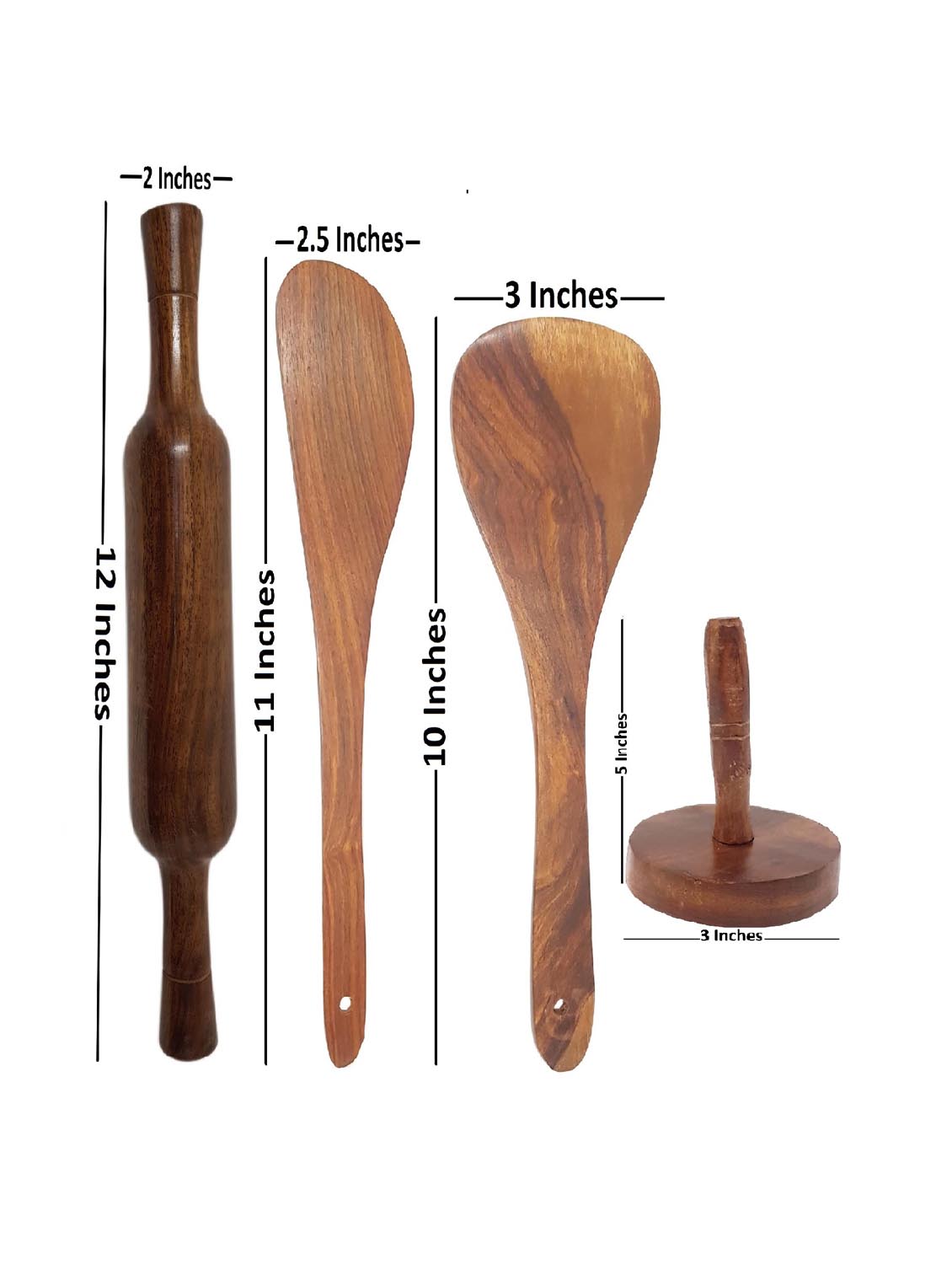 buzykart® wooden cutlery set of 8 - 18219037 - Standard Image - 4