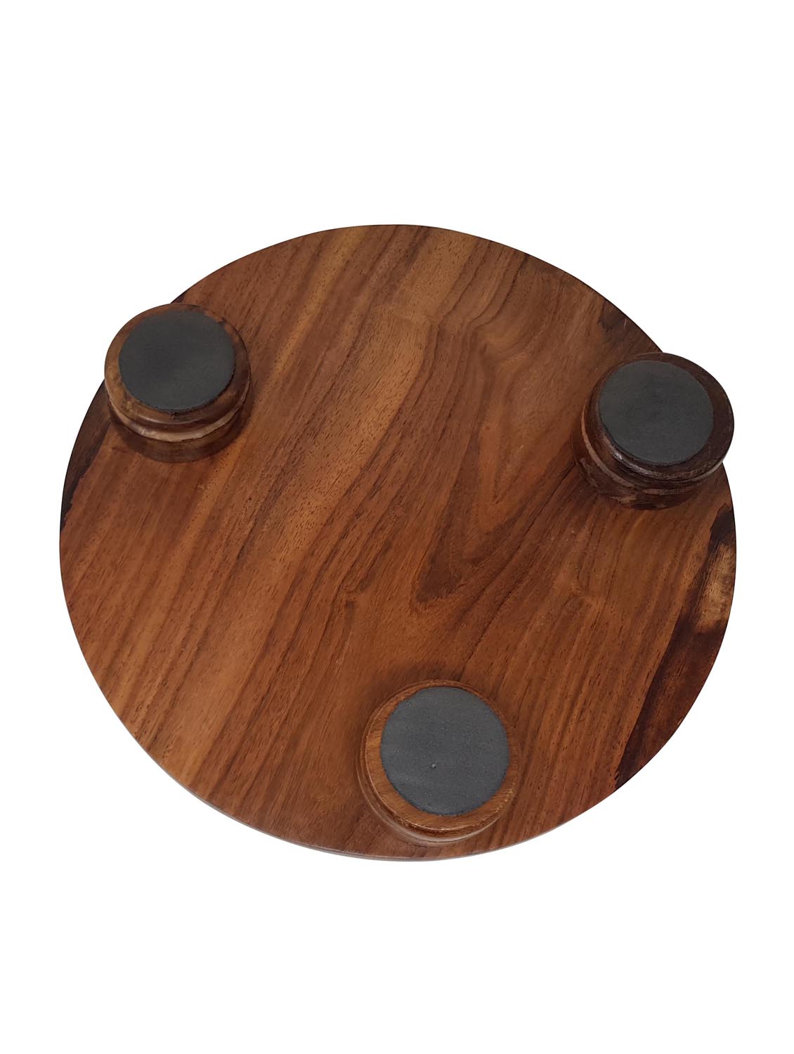 buzykart® wooden chakla belan rolling pin kitchen utensils (brown) with free face massager - 18219313 - Zoom Image - 3