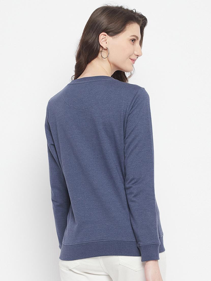 crew neck printed sweatshirt - 18220596 - Zoom Image - 2