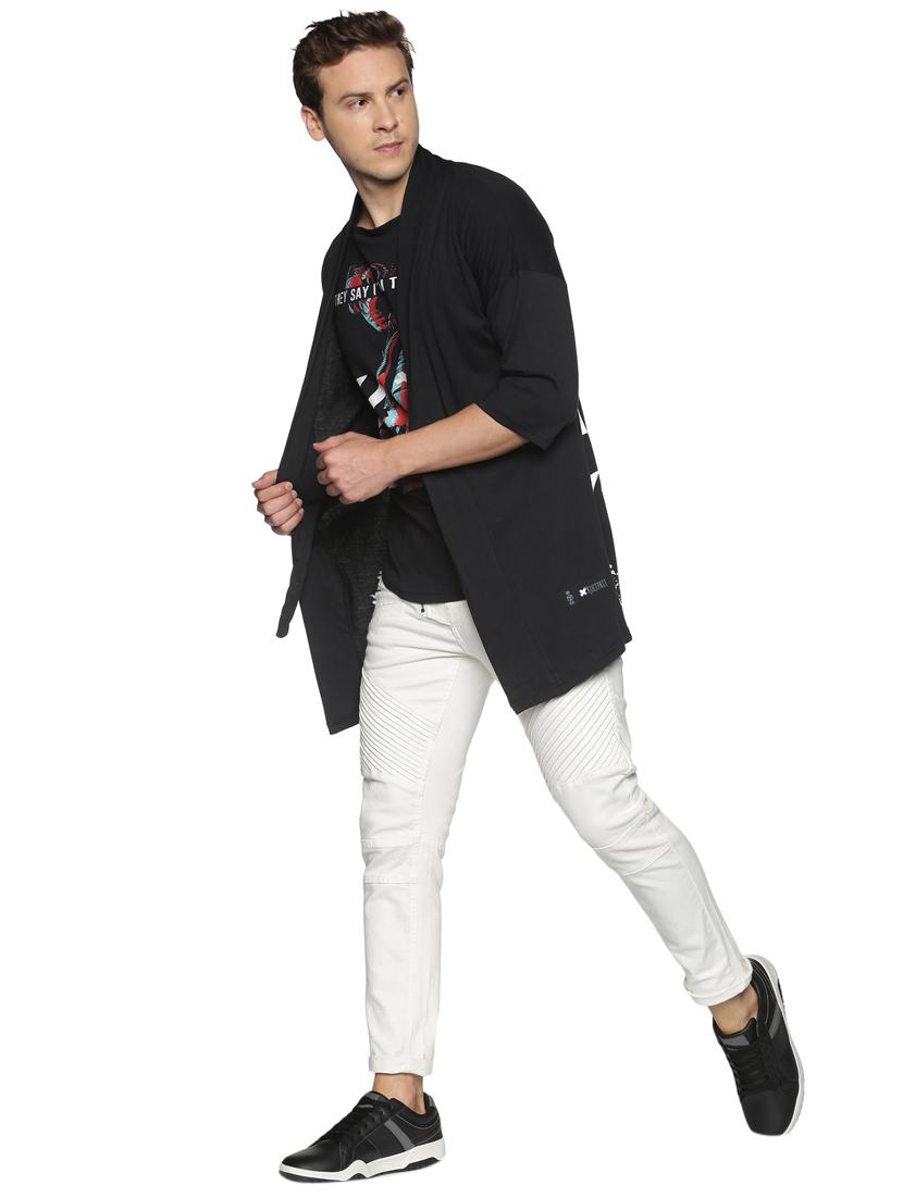 black back-printed cardigan - 18230879 - Zoom Image - 3