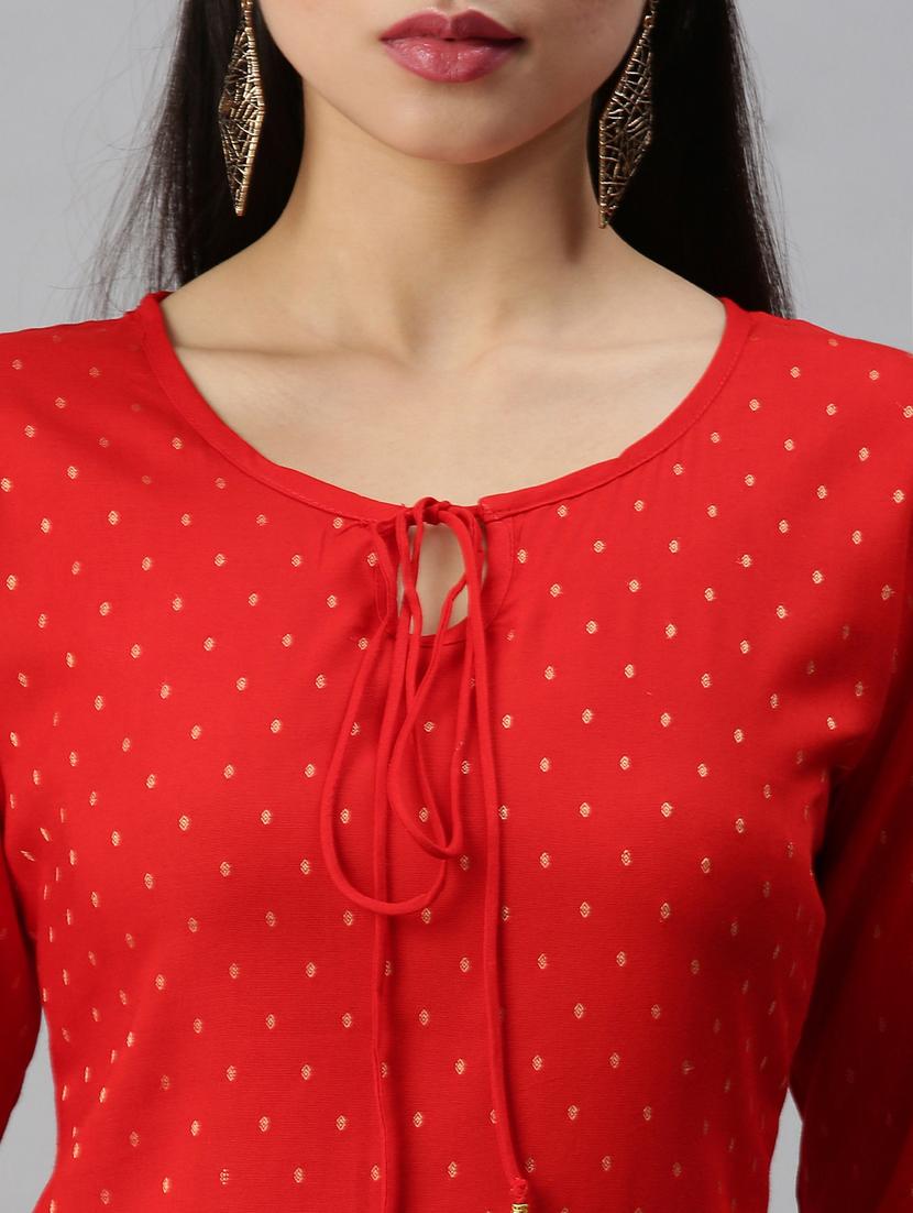 women's straight kurta - 18249274 - Standard Image - 3