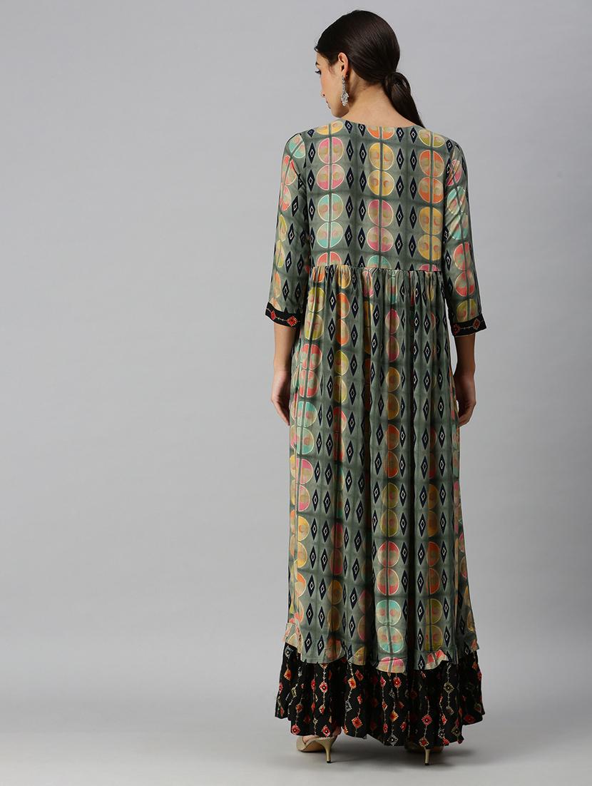 women's flared kurta - 18249281 - Zoom Image - 2