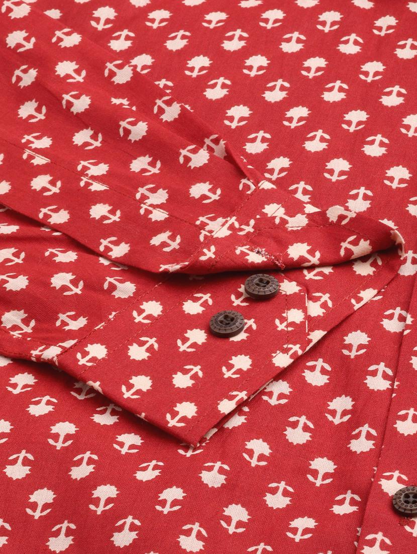 mens florals casual shirt - 18254049 - Zoom Image - 5
