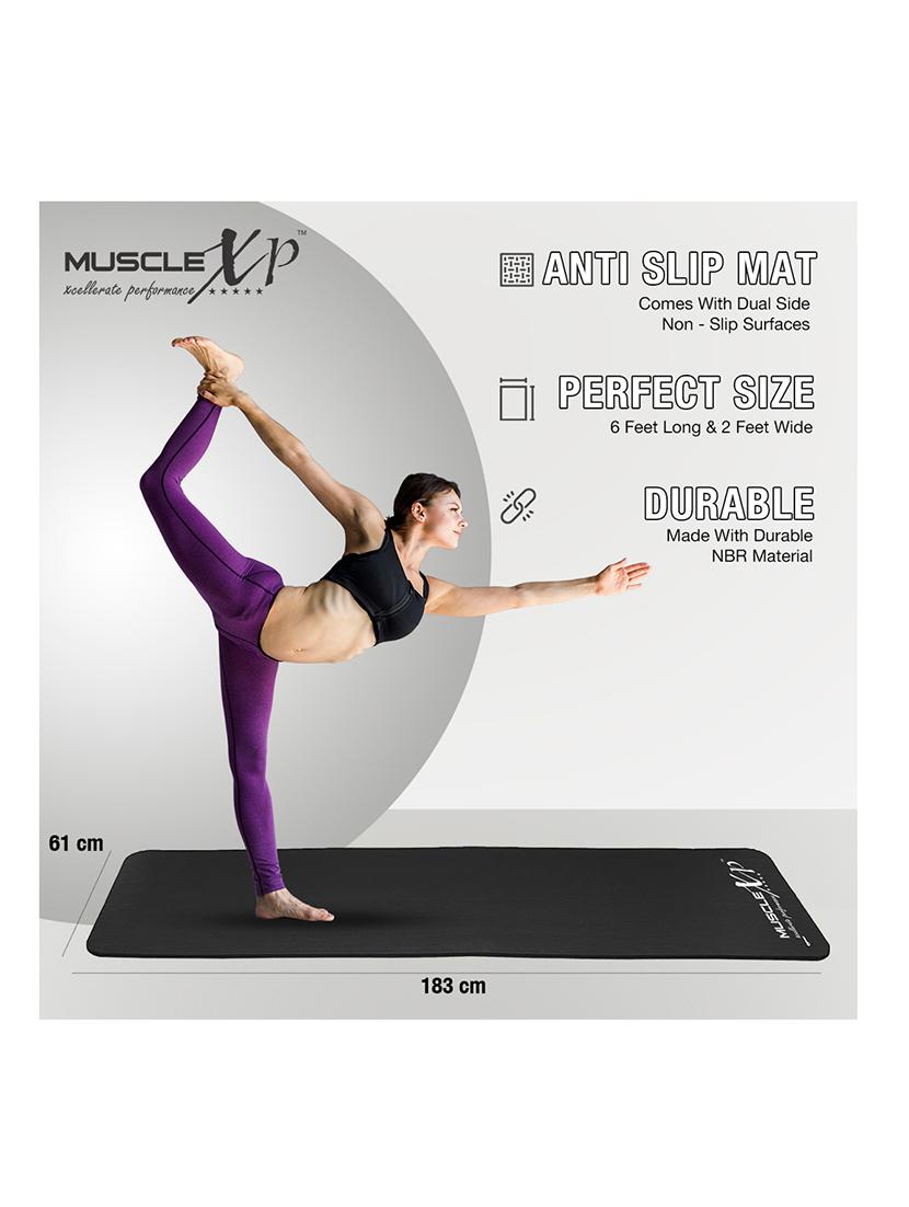 musclexp yoga mat (10 mm) extra thick nbr material - 18259537 - Zoom Image - 4