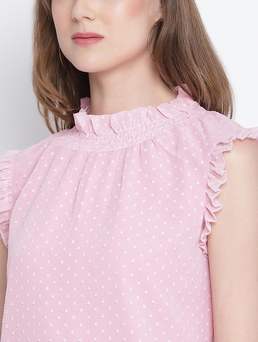 women's straight round neck top - 18262082 - Zoom Image - 4