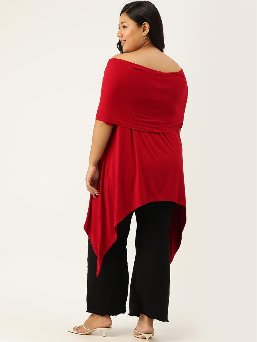 women's asymmetric off shoulder top - 18304000 - Zoom Image - 2