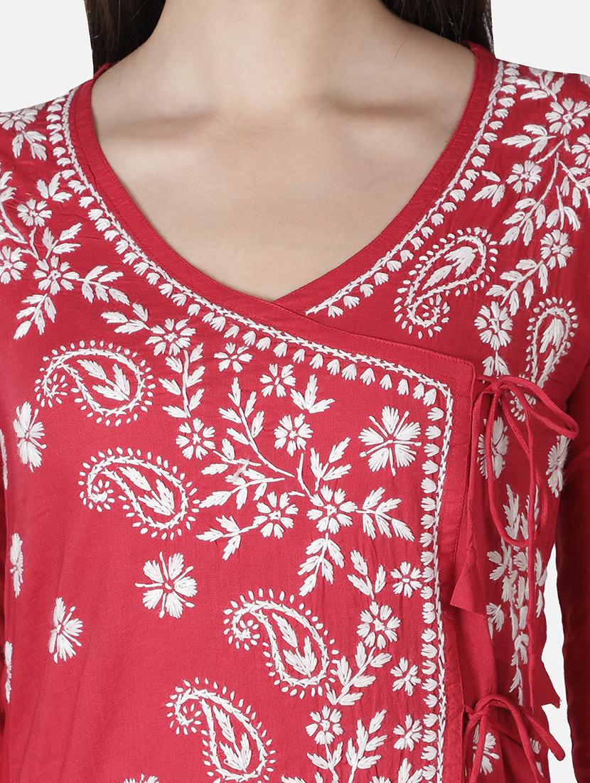 women's angrakha kurta - 18304847 - Standard Image - 5
