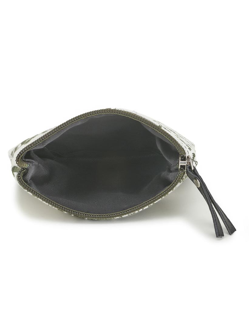 green printed regular pouch - 18313888 - Zoom Image - 2