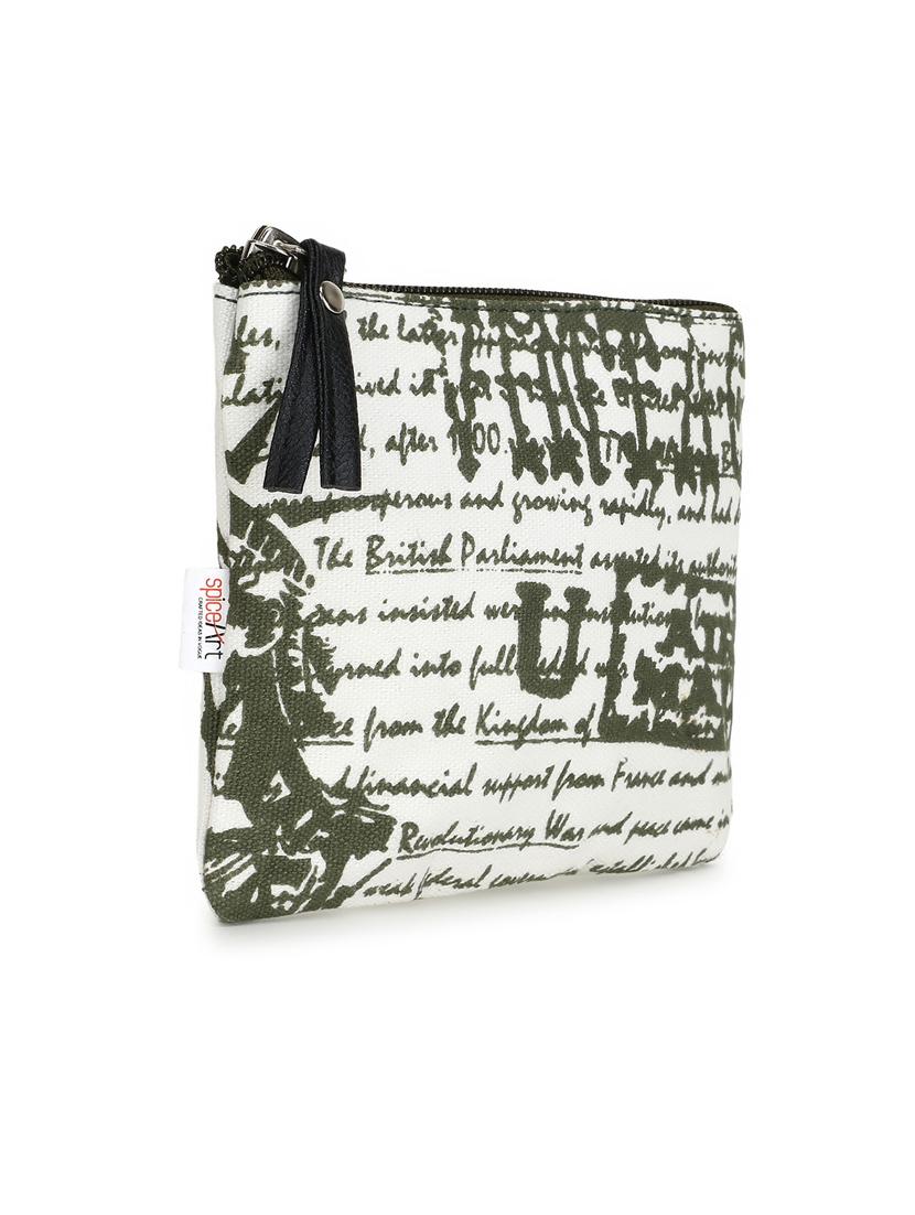 green printed regular pouch - 18313888 - Standard Image - 3