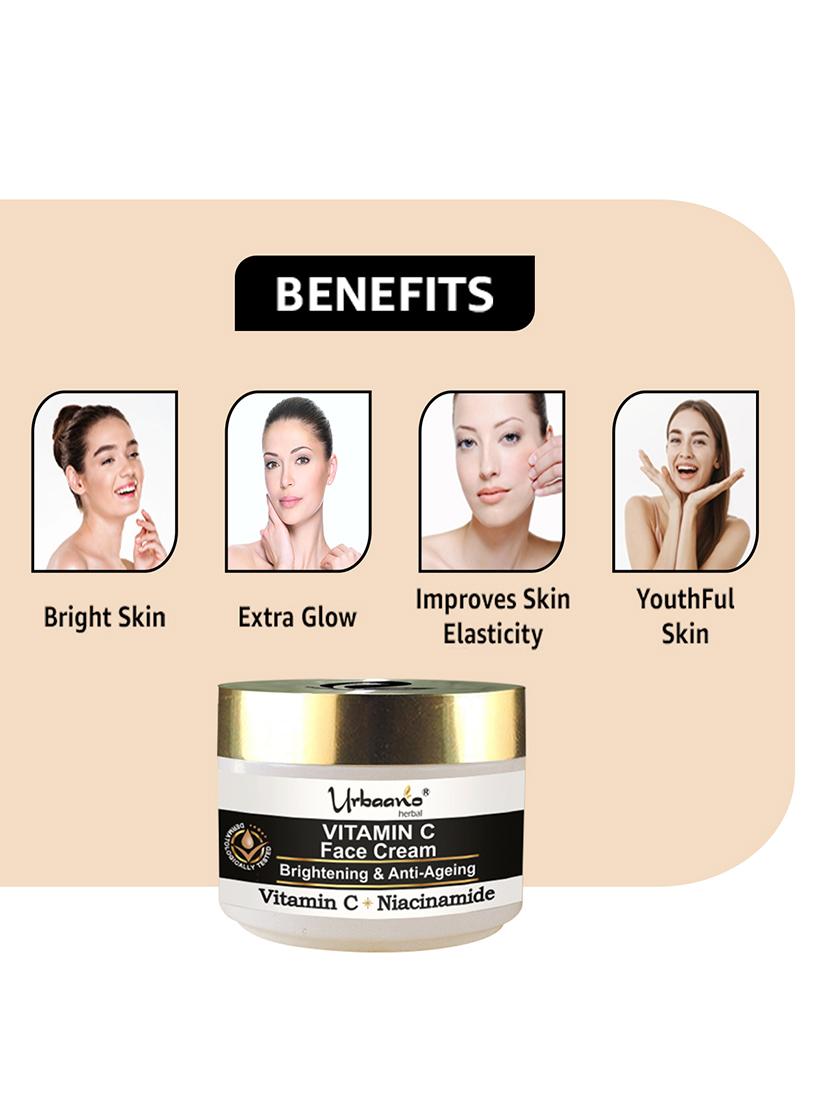 urbaano herbal vitamin c & niacinamide face cream - skin rejuvenating - 18325737 - Standard Image - 2