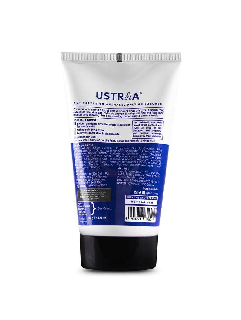 ustraa power face wash energize and de-tan - 200g & de tan face scrub - 100g - 18346222 - Standard Image - 2
