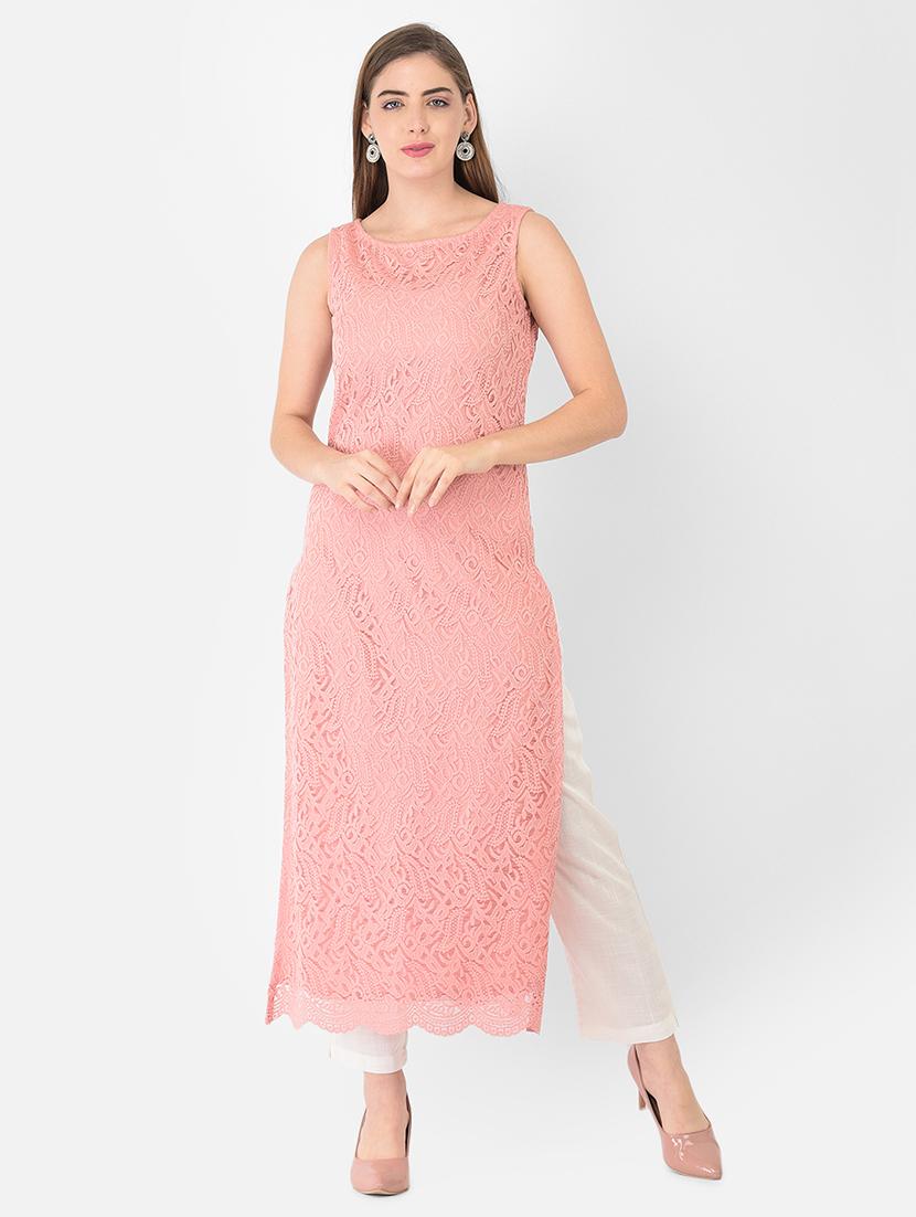 women's straight kurta - 18360246 - Zoom Image - 4