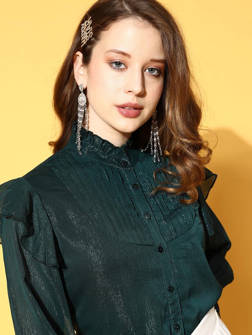 long sleeved solid regular shirt - 18363474 - Standard Image - 4