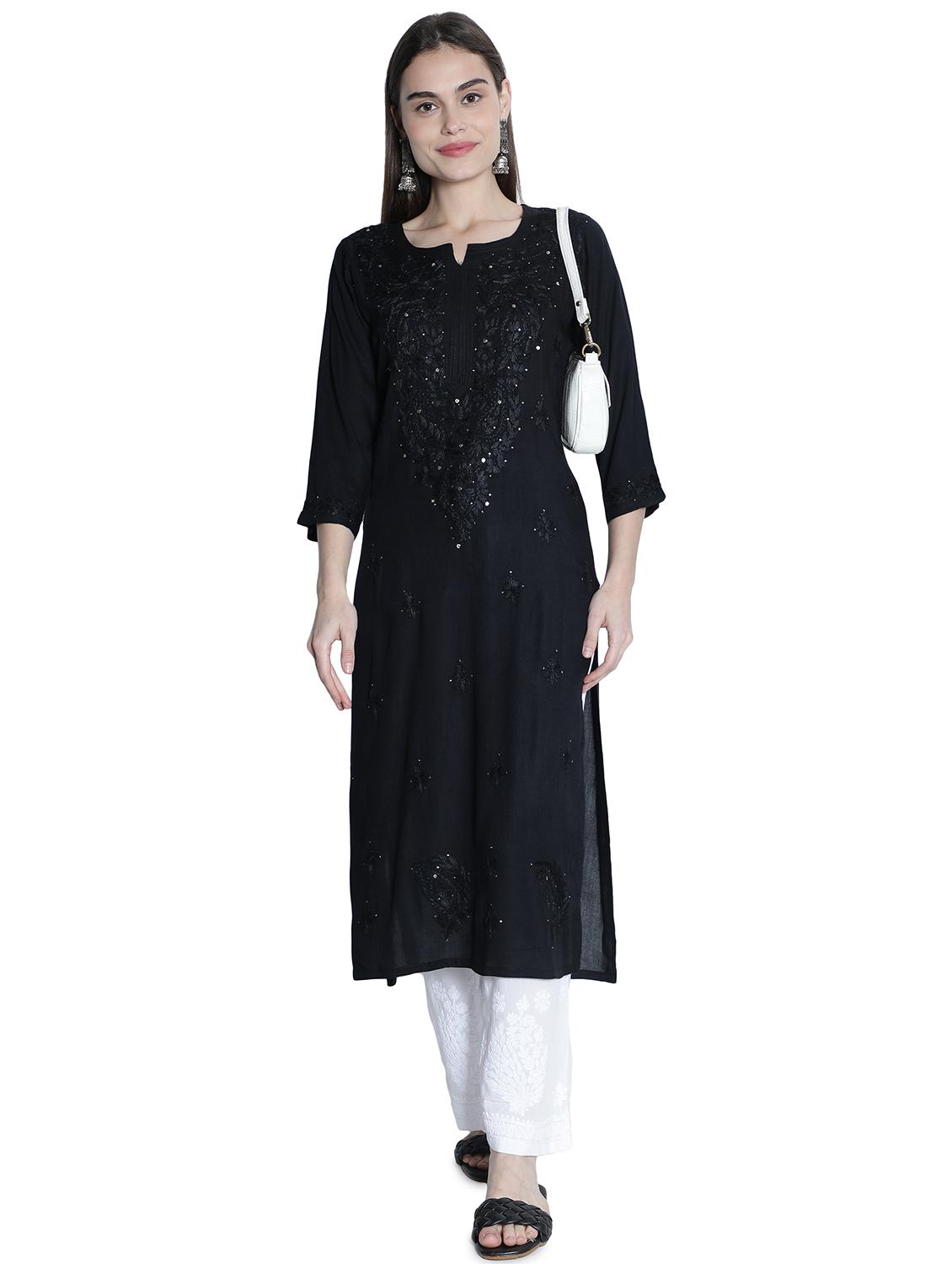 women's straight kurta - 18369017 - Zoom Image - 4