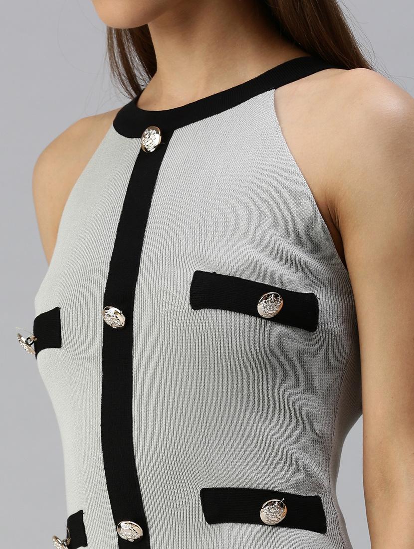 women's bodycon solid dress - 18372188 - Zoom Image - 4