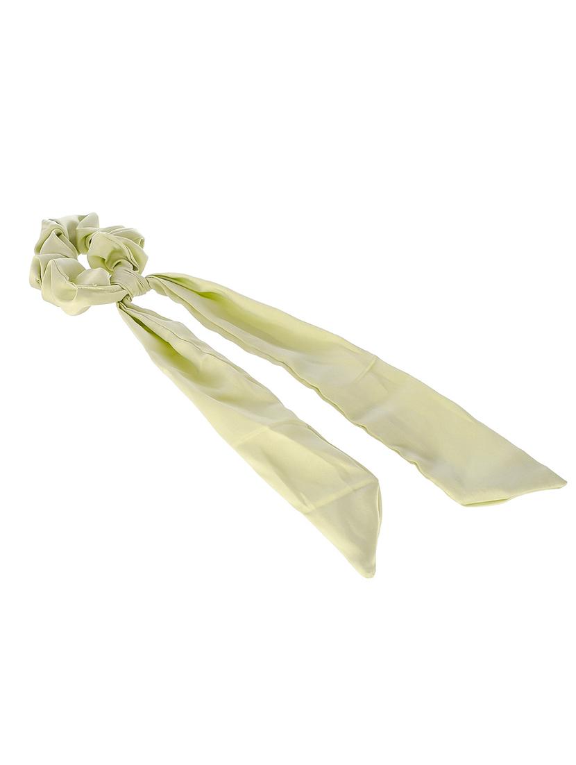 green & orange colored set of 3 satin ponytail holders - 18382879 - Zoom Image - 3