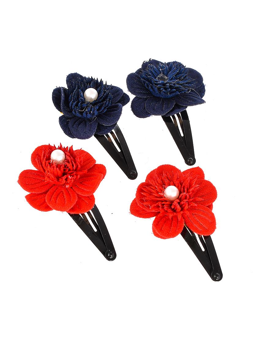 set of 2 red & blue tic tac hair clip - 18384422 - Standard Image - 2