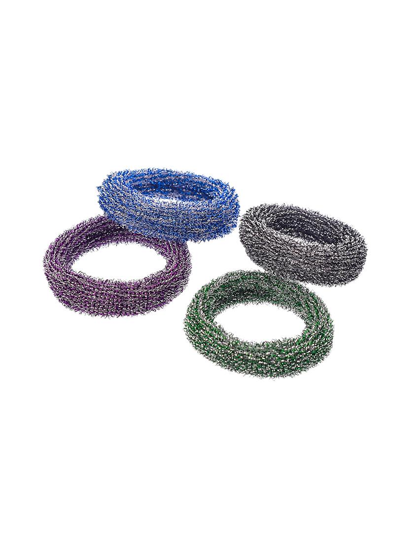 set of 12 multi colored ponytail holders - 18385215 - Standard Image - 3