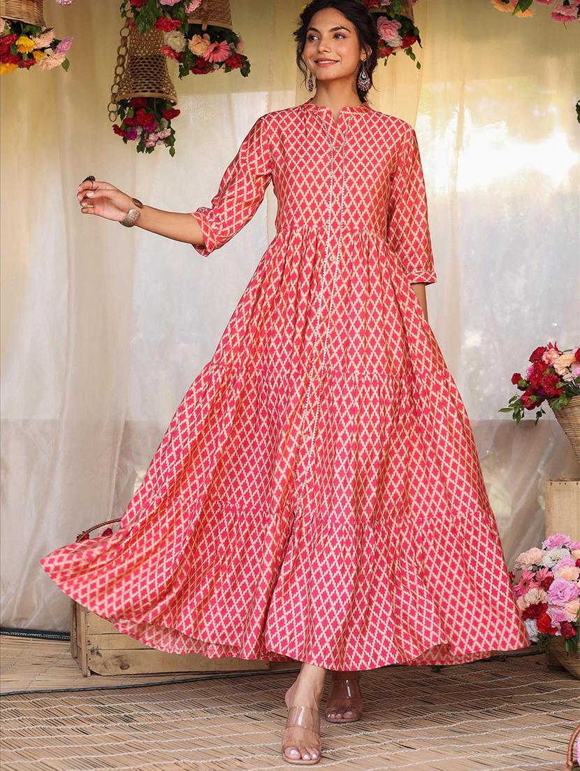 women's flared kurta - 18386010 - Standard Image - 2