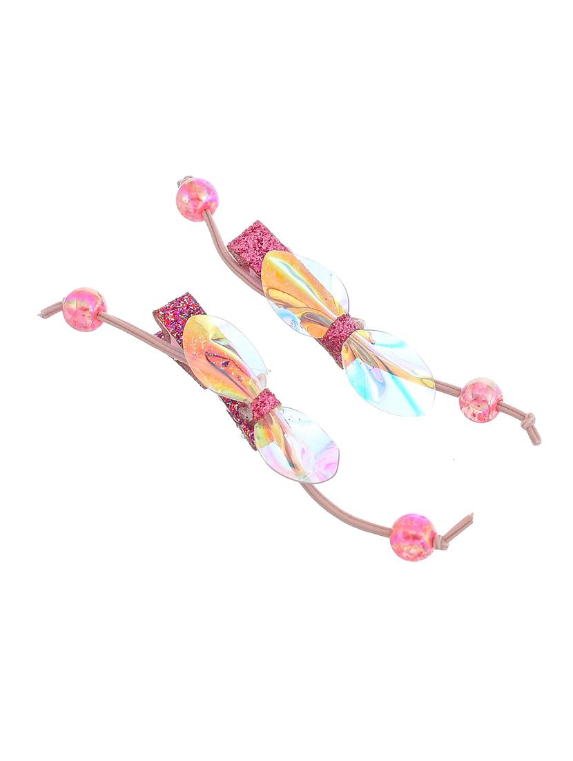 set of 4 glitter bow hair accessory - 18386567 - Zoom Image - 3
