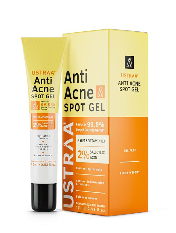 ustraa anti acne spot gel - 15ml & de tan scrub - 18395307 - Zoom Image - 4