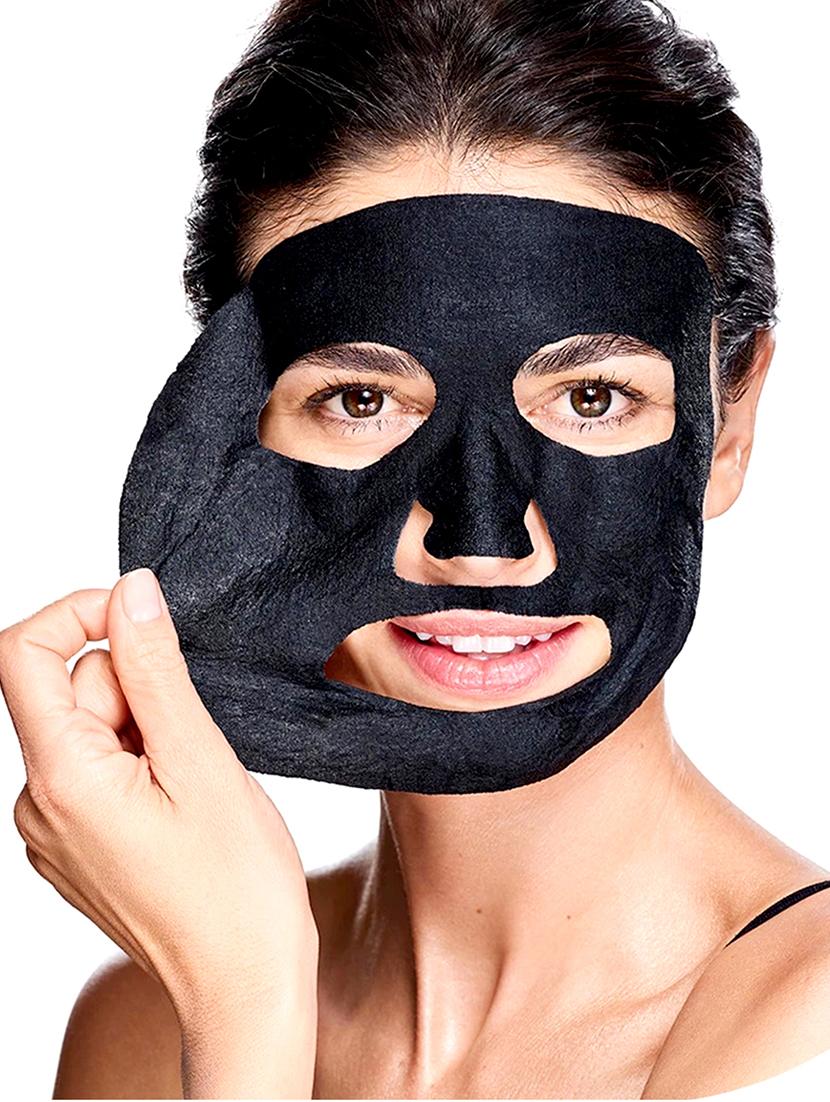 masking beauty & charcoal facial sheet mask ideal for women & men combo pack of 12 - 18398580 - Zoom Image - 2