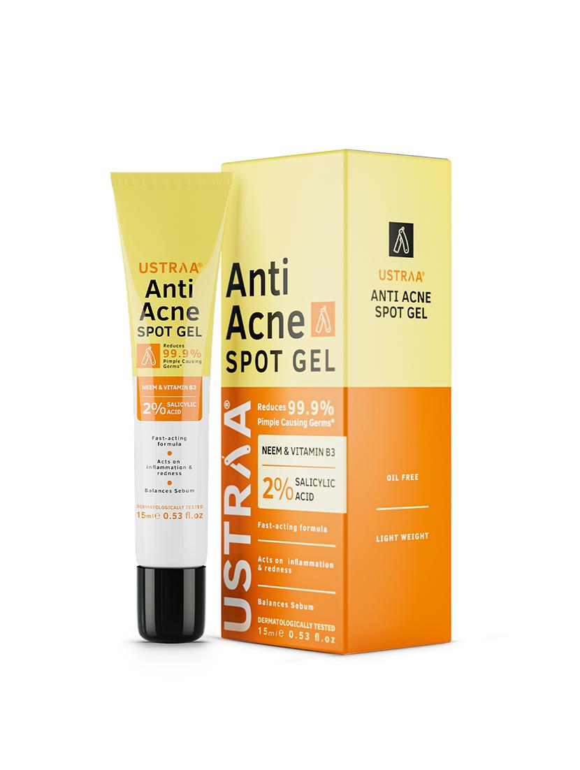 ustraa anti acne spot gel - 15ml & hair growth vitalizer - 100ml - 18401720 - Standard Image - 3