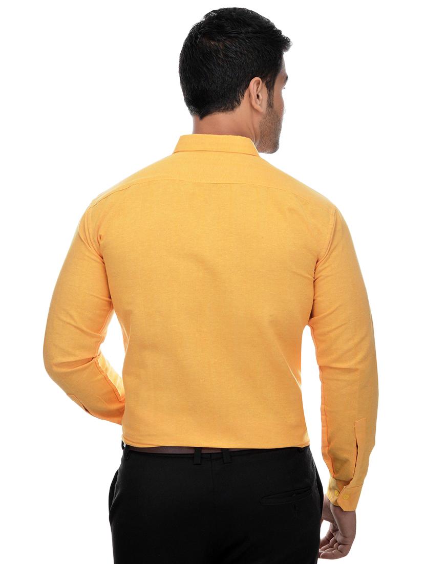 mens solids formal shirt - 18423264 - Standard Image - 3