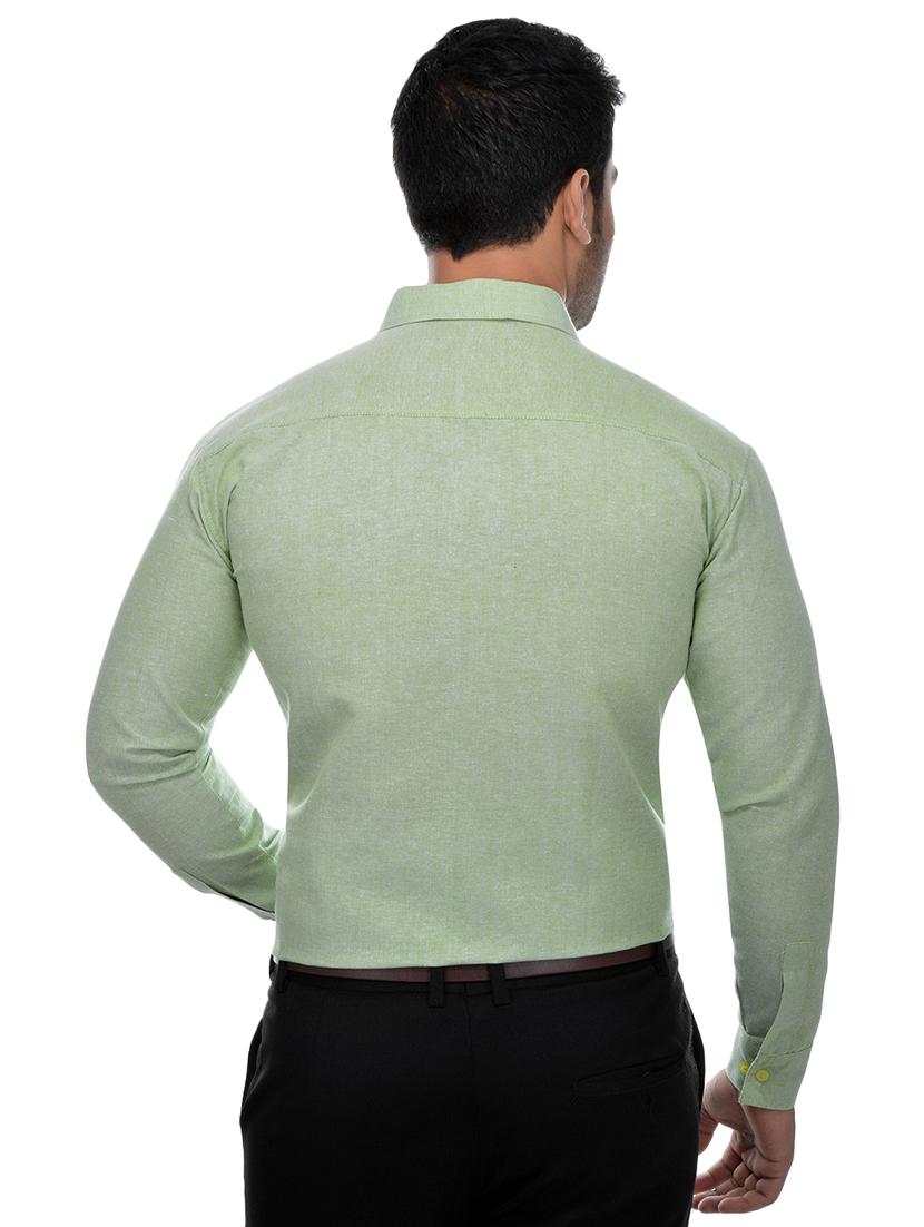 mens solids formal shirt - 18423286 - Standard Image - 6