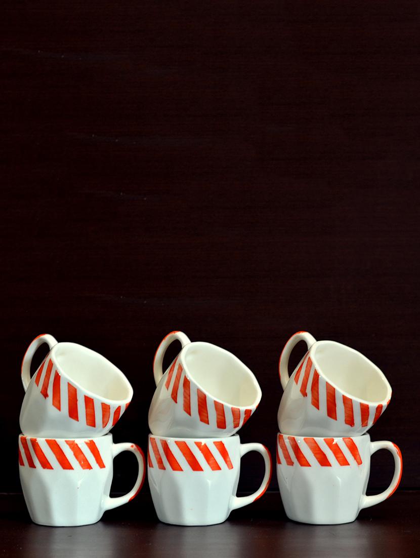 designer set of 6 graceful tea / coffee cups | cup set | tea cups | set of 6 cups - 18424437 - Zoom Image - 2