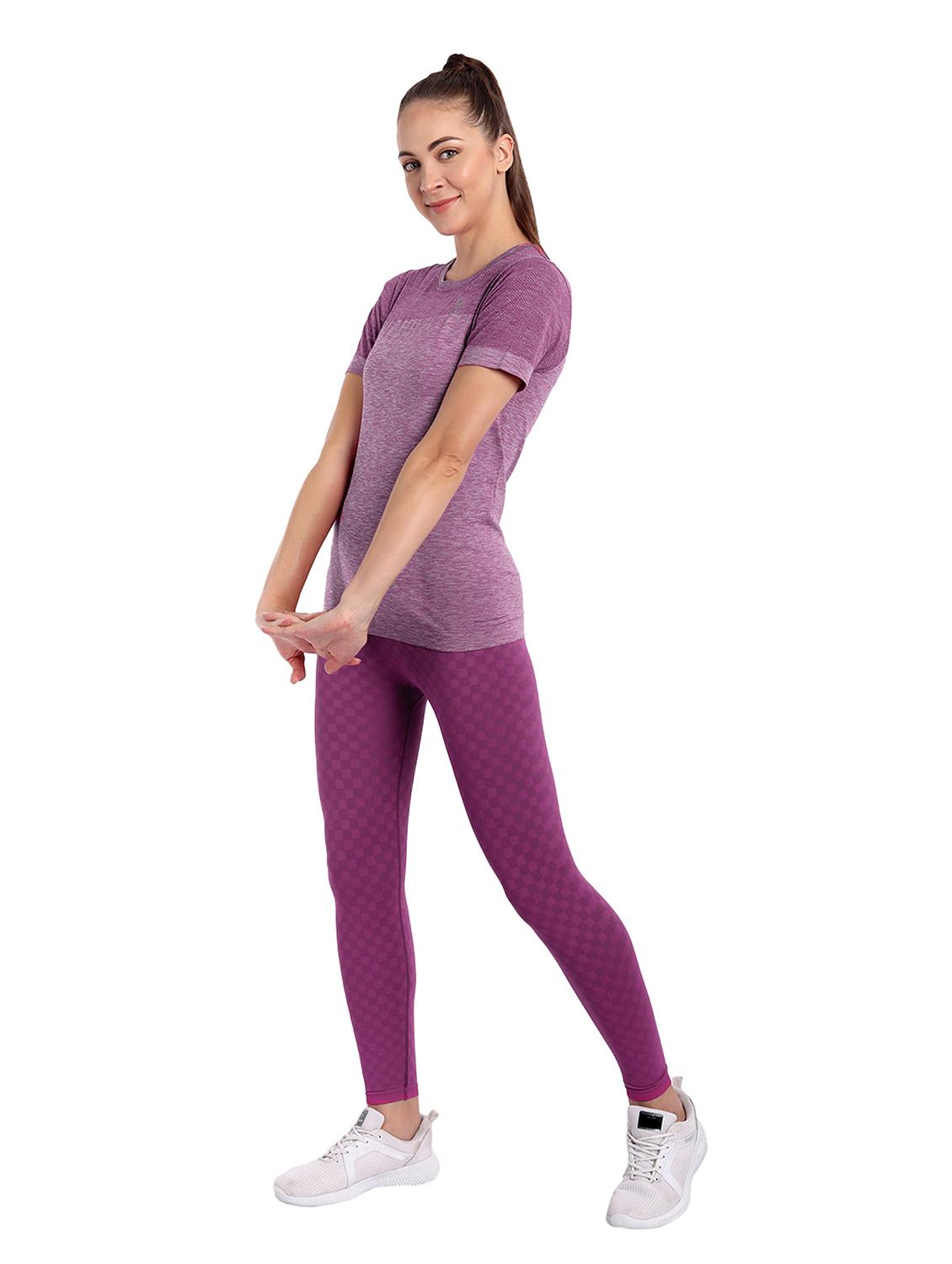 women's color block crew neck t-shirt - 18436311 - Standard Image - 3