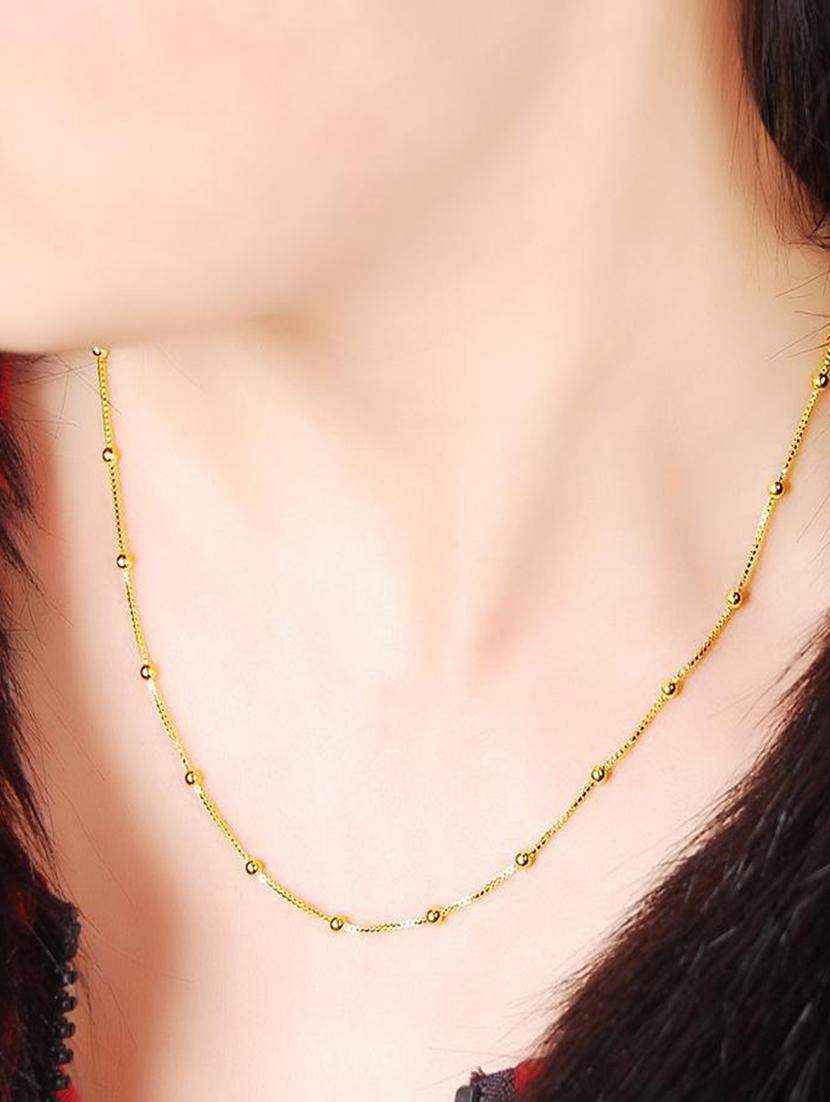 designer gold plated chain - 18438562 - Standard Image - 3